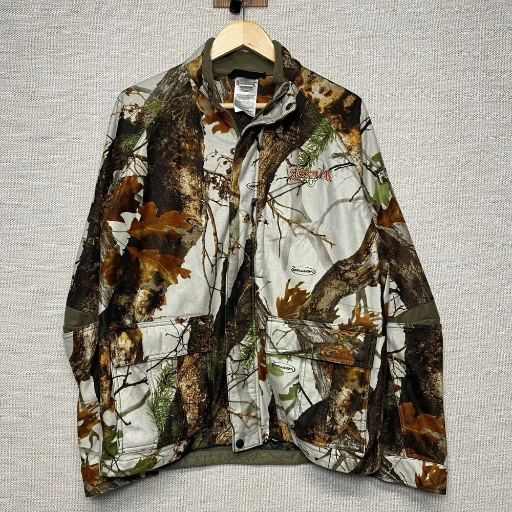 ScentLok Full Season Convertible Zip-Out Jacket M Vertigo Grey NO LINER